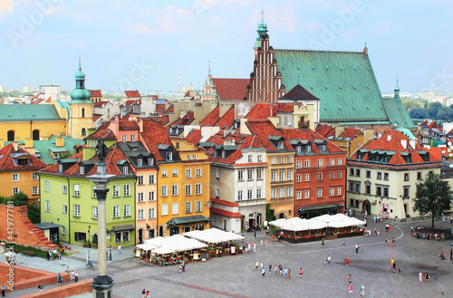 Naklejka samoprzylepna Warszawa