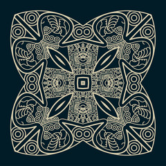 Aufkleber - Vector square decorative design element