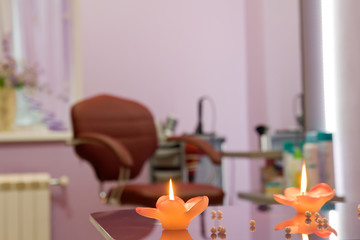 Interior of luxury beauty salon