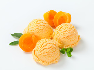 Wall Mural - Apricot ice cream