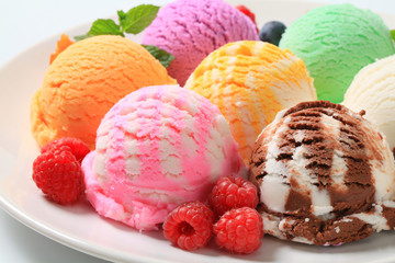 Poster - Assorted ice cream