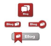 Red Blog Buttons
