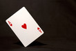 Ace of hearts balancing - landscape