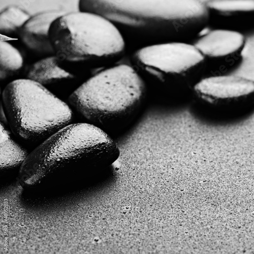 Board z aluminiowym obramowaniem Kamienie zen