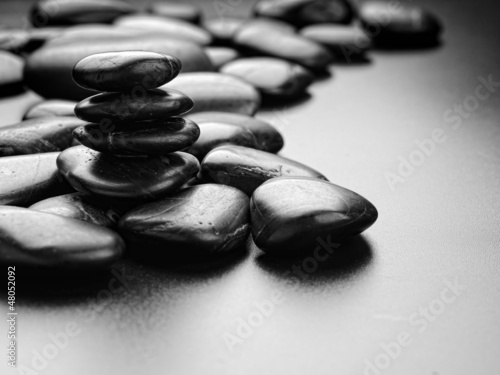 Naklejka - mata magnetyczna na lodówkę zen stones