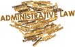 Word cloud for Administrative law
