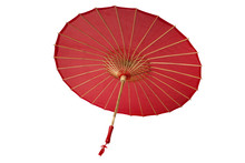 Chinese Red Oiled-paper Umbrella