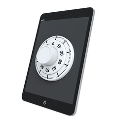 Aufkleber - Tablet PC with Lock