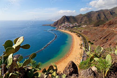 Nowoczesny obraz na płótnie Las Teresitas Beach, Tenerife