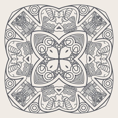 Aufkleber - Vector square decorative design element