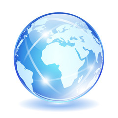 Wall Mural - vector globe illustration