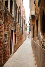 View Of Narrow Street In Venice