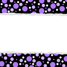 Purple Polka Dot Background For Your Message Or Invitation