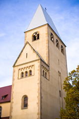 Canvas Print - Tower of polish church