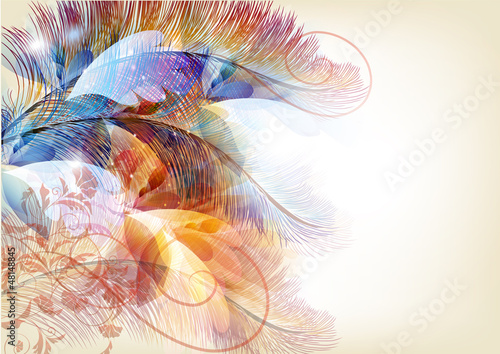 Fototapeta na wymiar Abstract vector background