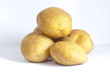 The fresh potatoes