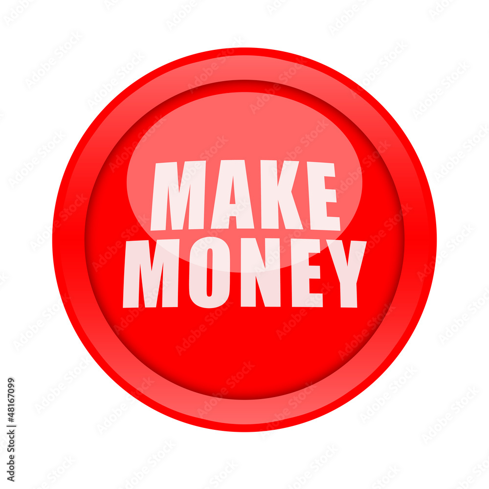 Photo Art Print Make Money Button Europosters - 