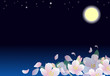 夜桜フレーム