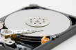 © zybernatic - close up of hard disk plate and reader head