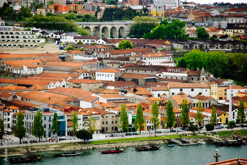 Board z aluminiowym obramowaniem Piwnice win w porto, portugalia