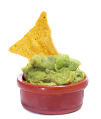 Wall Mural - nachos and guacamole