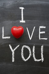 Poster - I love you