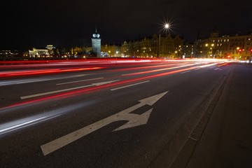 Wall Mural - Rush hour in Prague