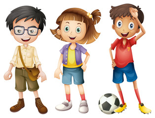 boys and a girl