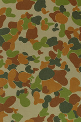Wall Mural - Australia armed force auscam camouflage fabric texture backgroun