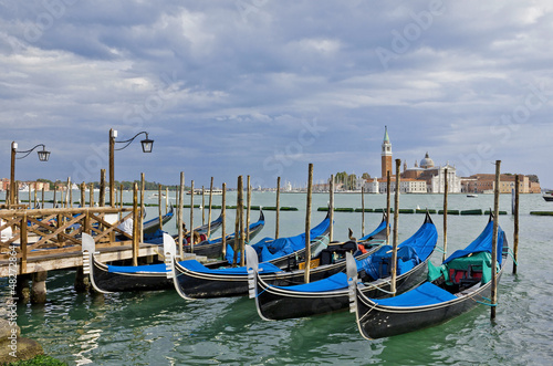 Nowoczesny obraz na płótnie Gondolas near Piazza San Marco in Venice