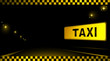 taxi background with car and city light