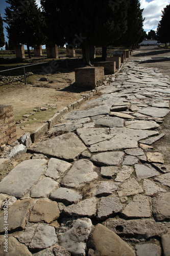 Fotografía Yacimiento romano de Itálica, cardo máximo