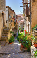 Wall Mural - Alleyway. Scalea. Calabria. Italy.