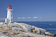 Peggy's Cove lighthouse, Nova Scotia, Canada.