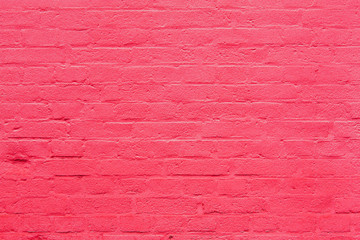 Sticker - background with fragment of red brick wall