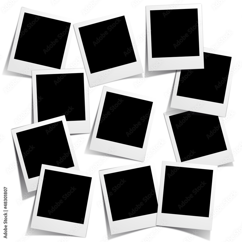 Vector polaroid collection - obrazy, fototapety, plakaty 