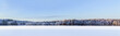 Winter lake panorama, Finland
