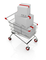 Poster - shopping cart