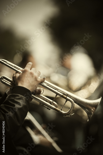 Naklejka na meble Jazz on the street