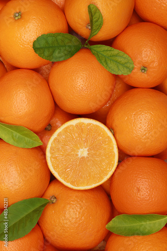 Plakat na papierze fotorealistycznym Pomarańcze w pudełku