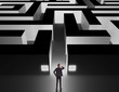 © Viorel Sima - Businessman in front of a huge maze