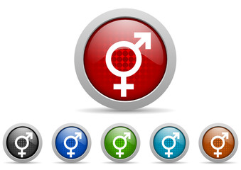 Aufkleber - sex vector icon set