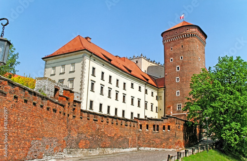 Fototapeta na wymiar Wawel castle.