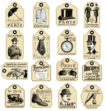 16 French Retro Labels For Men
