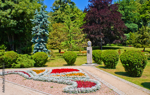 Fototapeta na wymiar Park Zdrojowy Kudowa Zdrój