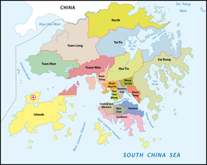  Hong Kong map