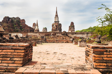 Wall Mural - Ancient temple of Ayutthaya