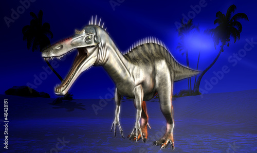 Naklejka samoprzylepna Dinozaur doomsday