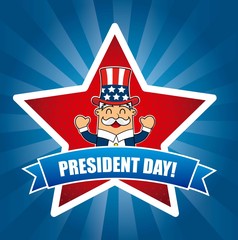 Wall Mural - presidents day