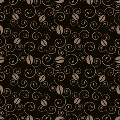 Wall Mural - coffee pattern